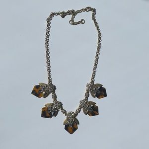 J.Crew tortoiseshell statement necklace